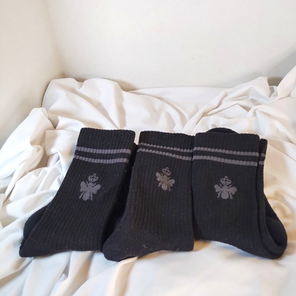 Bombas Black Crew Socks